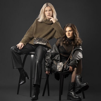 Camouflage - besonders schön zu schwarzen Outfits